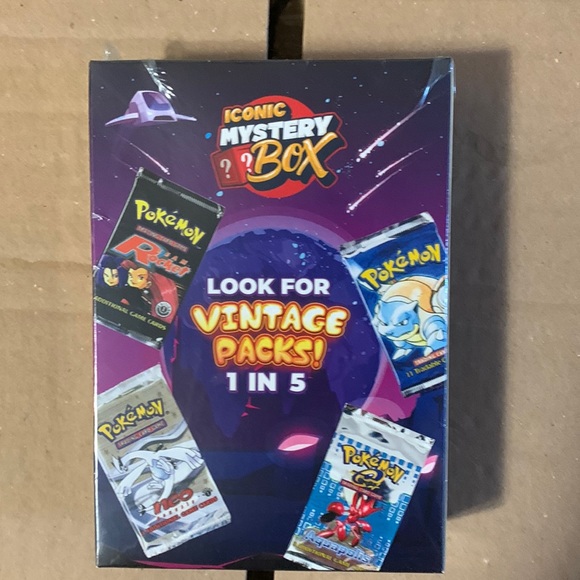 Brand new still sealed Iconic Pokémon mystery boxes - Picture 1 of 4